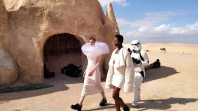 Séance photo dans le sud tunisien pour un magazine de mode allemand